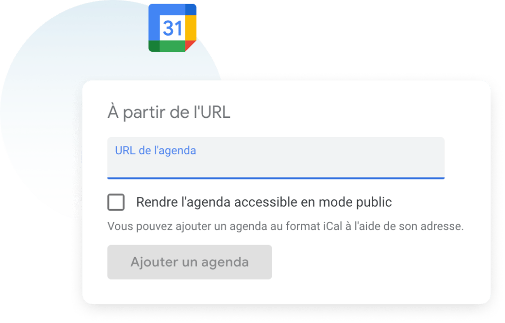Google-agenda-url