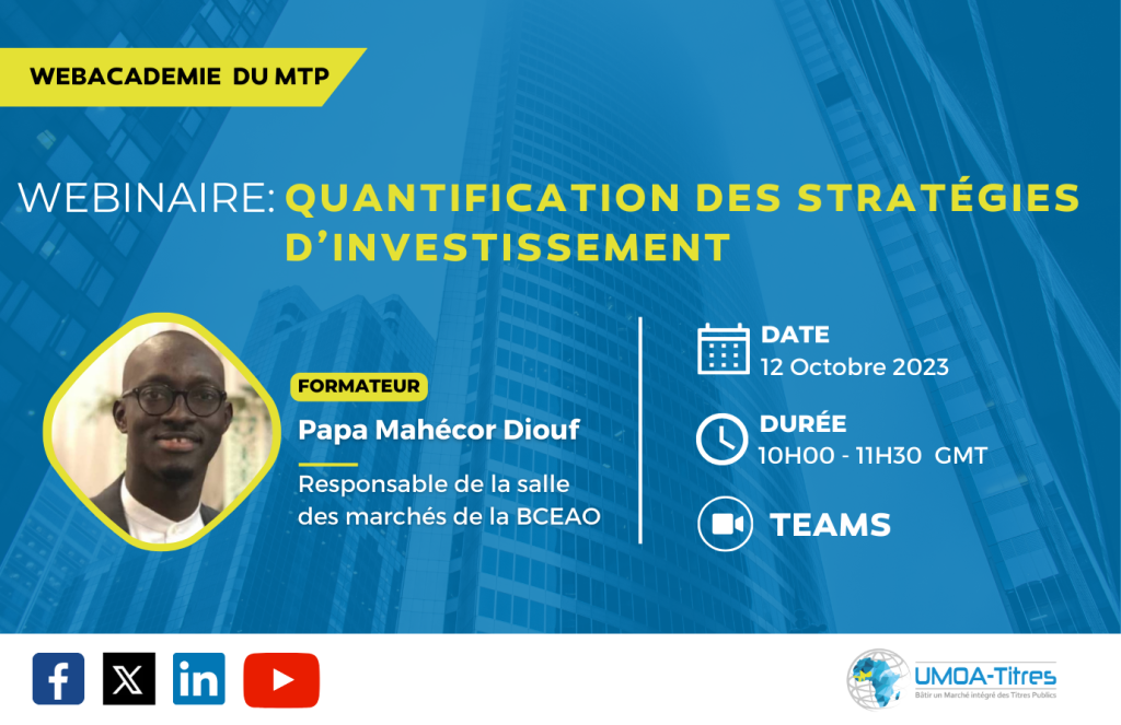 Quantification des stratégies d'investissement